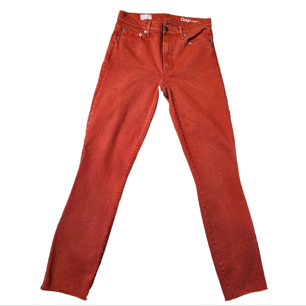 Gap 1969 Rust Colored Jeans. Size‎ 27.